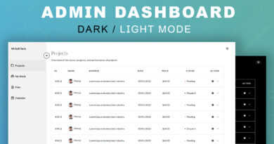 How to make a dashboard Design Using html CSS